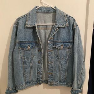 brandy melville oversized denim jacket